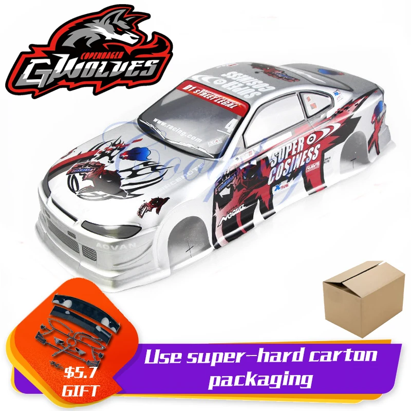 37 видов 1/10 RC автомобиль 195/190 мм ПВХ Окрашенный корпус с хвостом для 1:10 RC хобби гоночный Дрифт автомобиль hsp yokomo hpi ZD TAMIYA