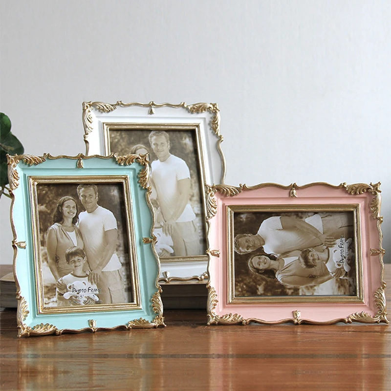 

Picture Frame 6 Inch 7 Inch American Study Bedroom Stage Resin Painting Studio Photo Frame