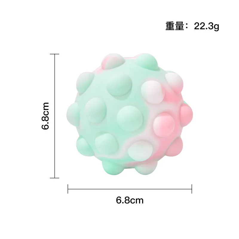 Новый Популярный 3d-фиджет-шар игрушки для стресса мяч ног авокадо геймплей