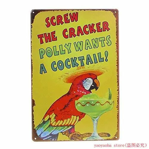 Домашние декоративные Винтаж Ретро Предупреждение украшение металлический знак