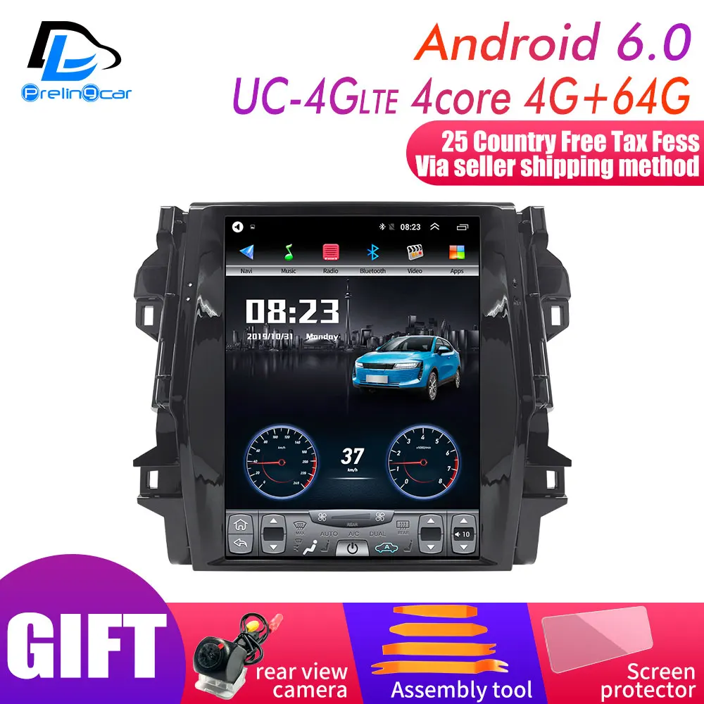 12.1 UC-4G DSP 4G64G 12,1 дюймов 4G Lte 64G rom вертикальный экран android система Мультимедиа Видео Радио плеер для Toyota FORTUNER Навигация стерео - Цвет: 12.1 UC-4G DSP 4G64G