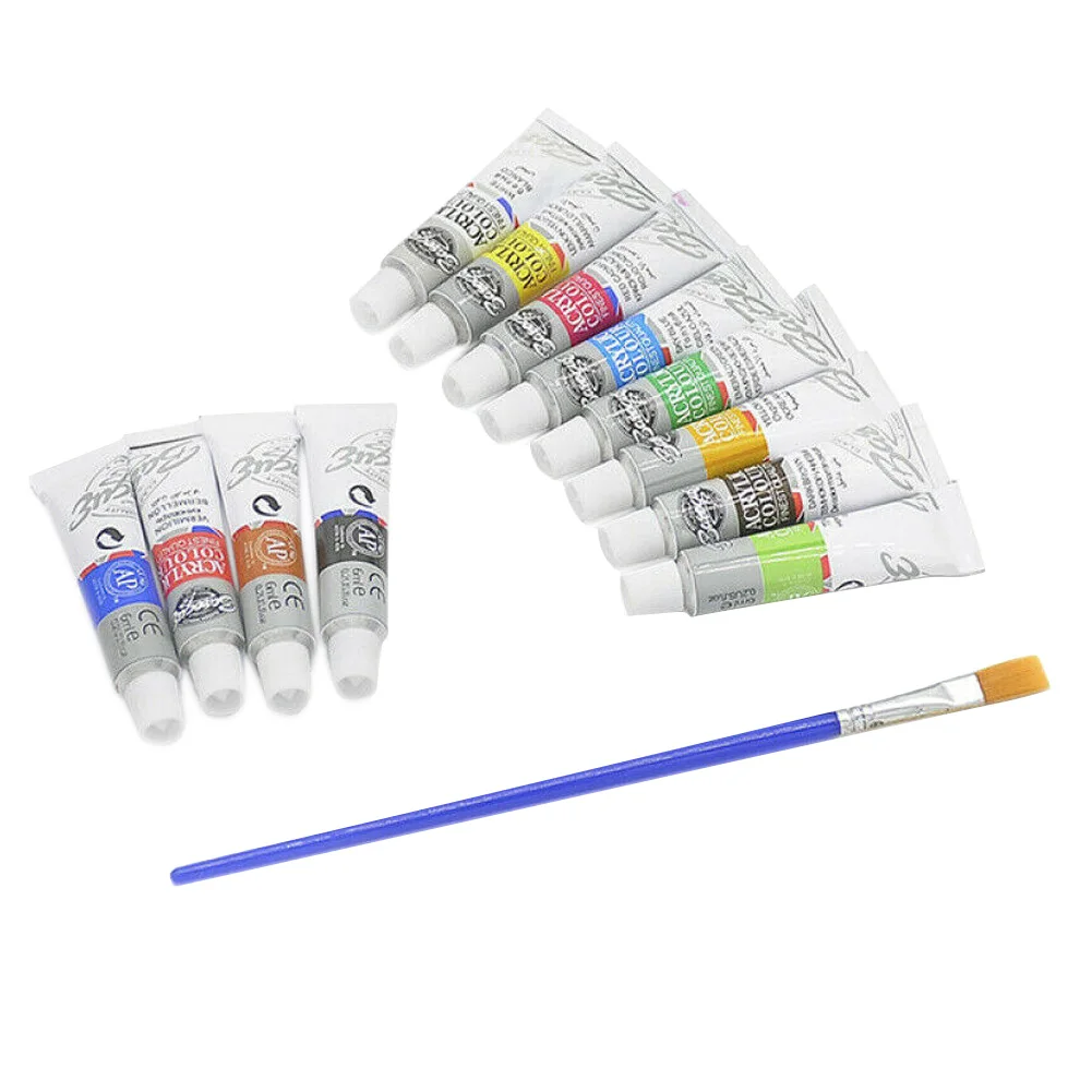 12 шт./компл. набор акриловых художественных красок акварельные краски с