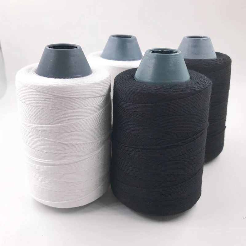 

20/6 20/9 black white Thick line 100% cotton thread Lanyard Clothing sewing thread Household essential cotton decorative line