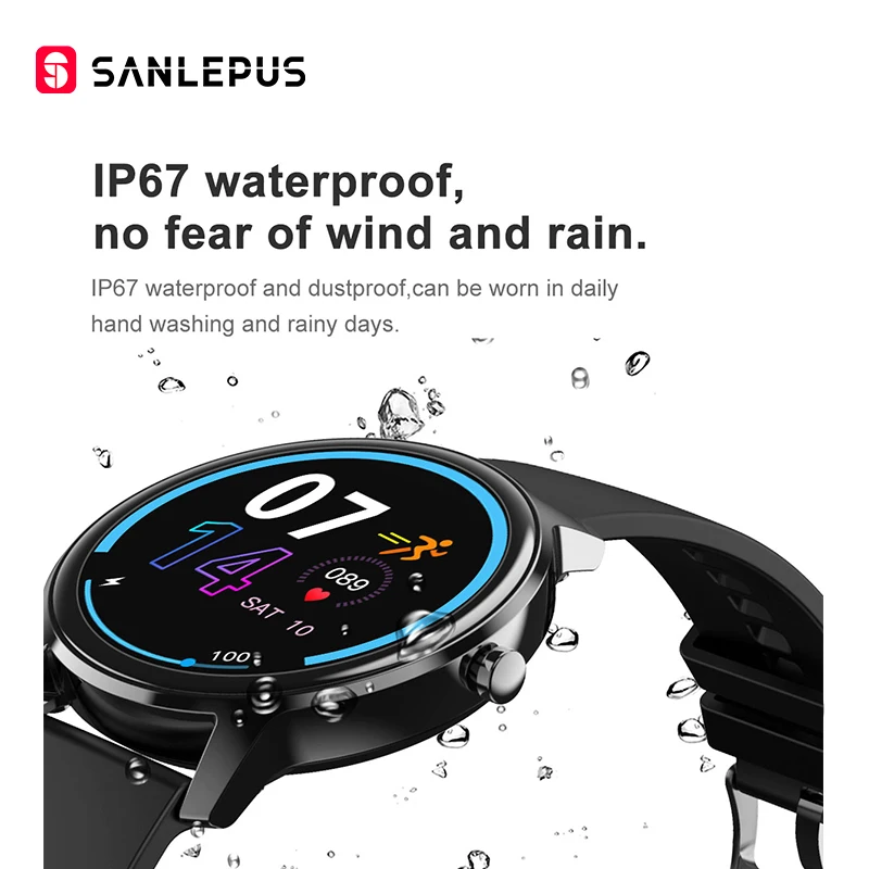 

2021 NEW SANLEPUS Smart Watch Fashion Women Smartwatch Casual Men Sport Fitness Bracelet Band For Android Apple Xiaomi Honor
