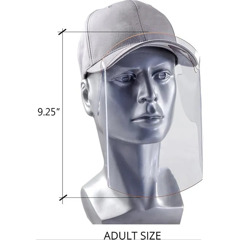 Прозрачный пластиковый защитный чехол для глаз повязка на голову с аппетитным