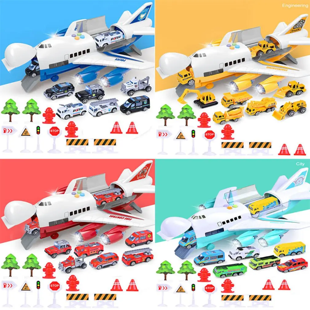 

2020 Music Story Simulation Track Inertia Children's Toy Aircraft Large Size Passenger Plane Kids Airliner Toy Car