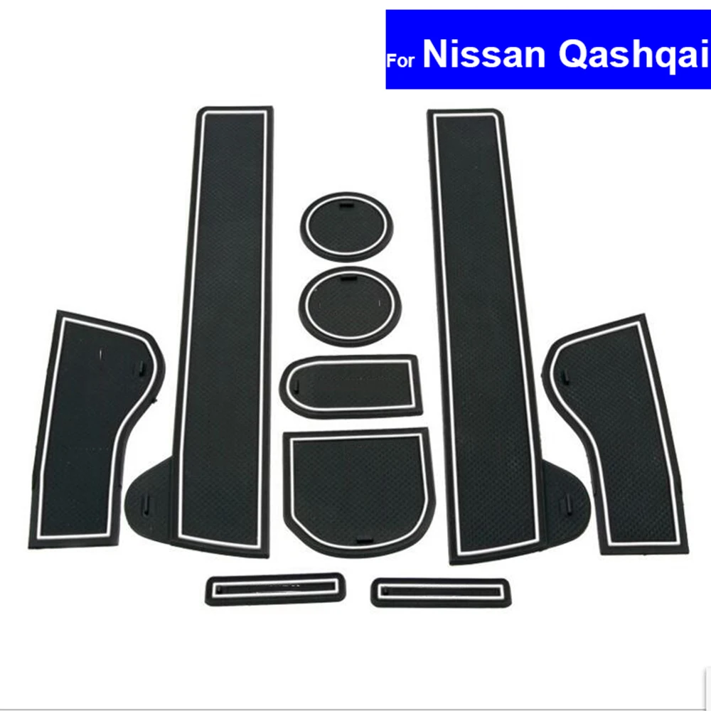 10 шт. коврики для автомобильных ворот Ковров держатель Nissan Qashqai 2008 2009 2010 2011 2012 ~ 2015