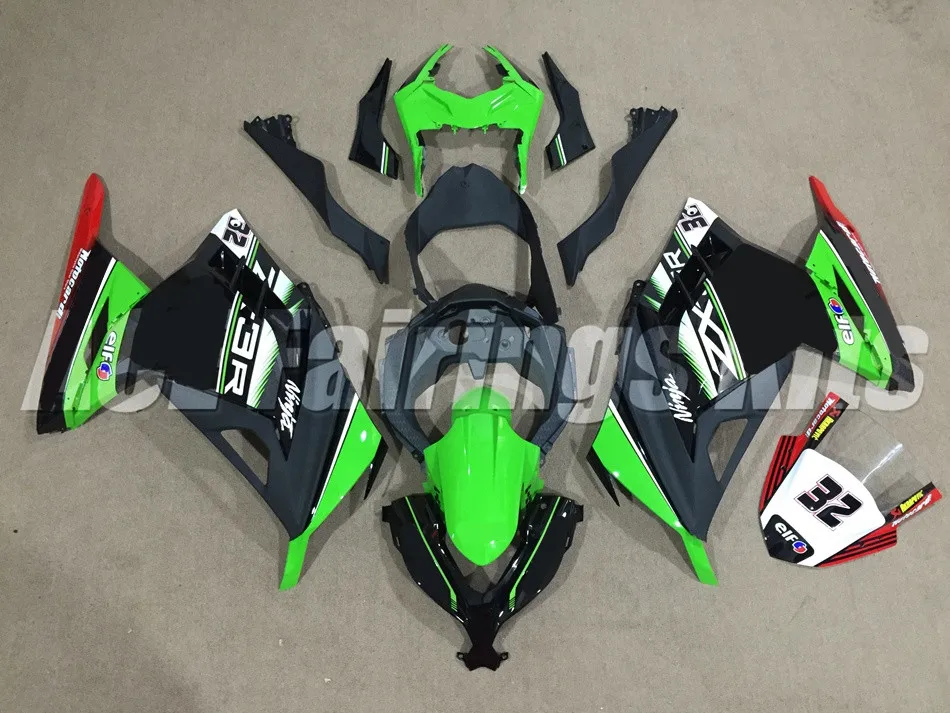

New ABS fairing kit Fit for Kawasaki Ninja300 EX300 300R 2013 2014 2015 2016 13 14 15 16 17 Fairings set cool style 32