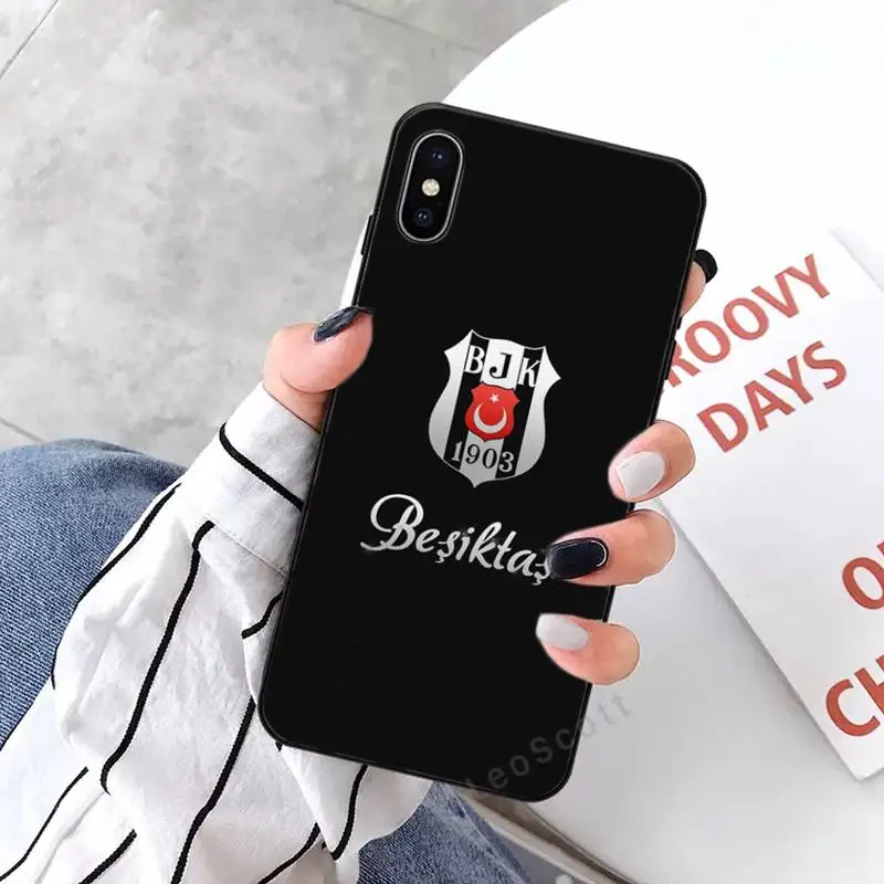 

Turkey Besiktas Football Phone Case for iPhone 11 12 mini pro XS MAX 8 7 6 6S Plus X 5S SE 2020 XR