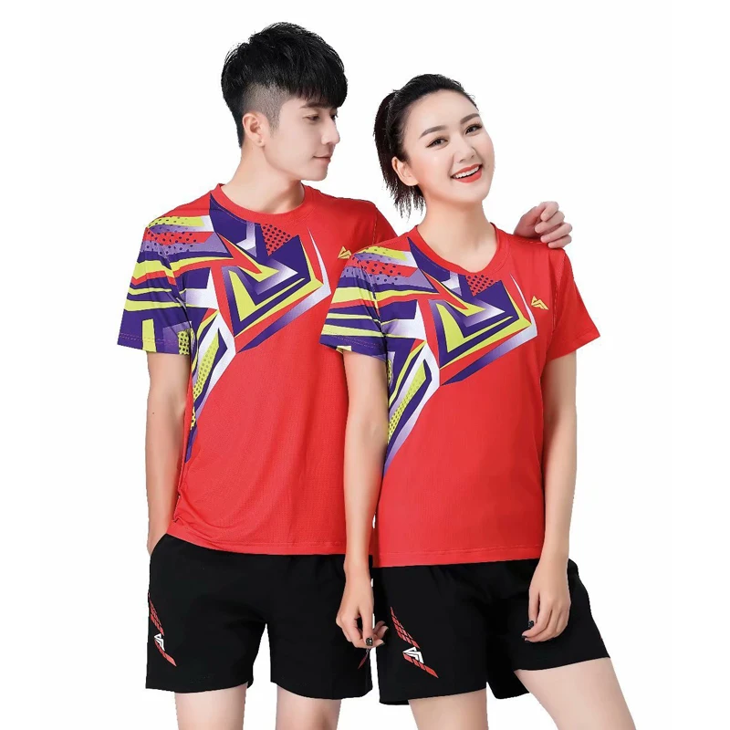 

New Style World Champion Tennis Uniforms Table Tennis Uniforms Badminton Training Sports T-shirt Competition Team Uniforms -40