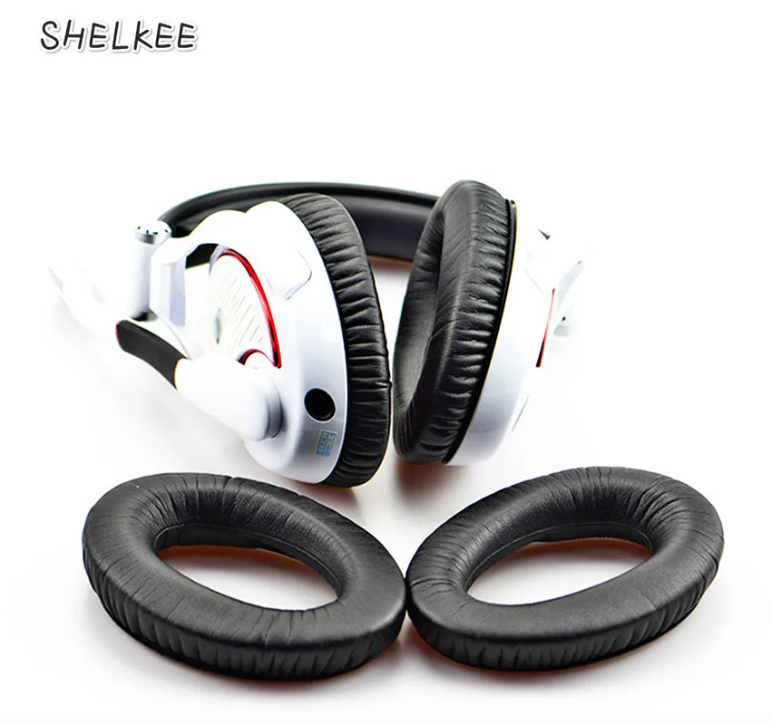 Запасные амбушюры для наушников SHELKEE пенопластовые из искусственной кожи