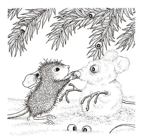 Прозрачные штампы с изображением мыши для скрапбукинга/изготовления