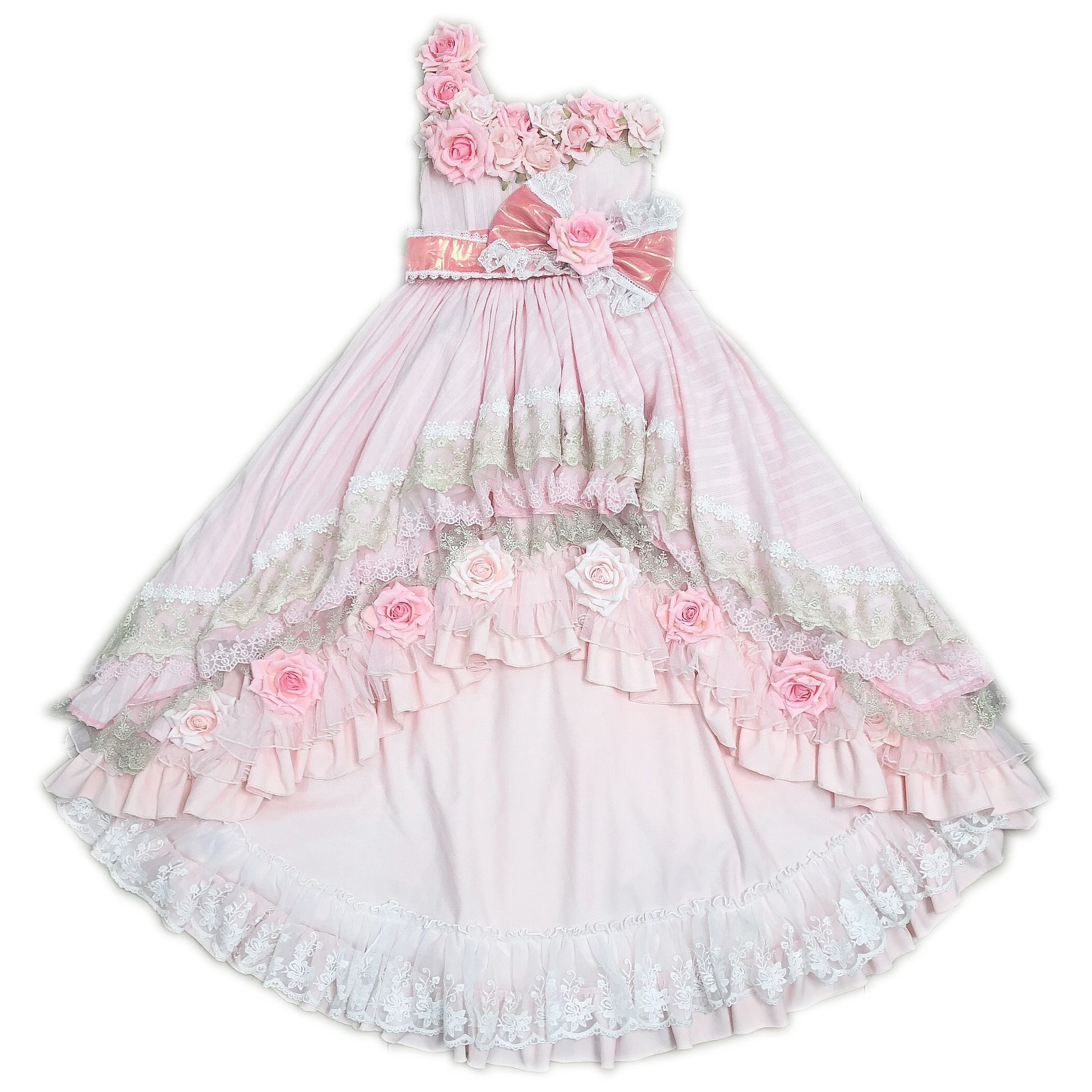 [Customized] Anime Be A Princess Someday Siya Pink Lolita Dress Party Uniform Cosplay Costume Halloween Women Free Shipping 2020