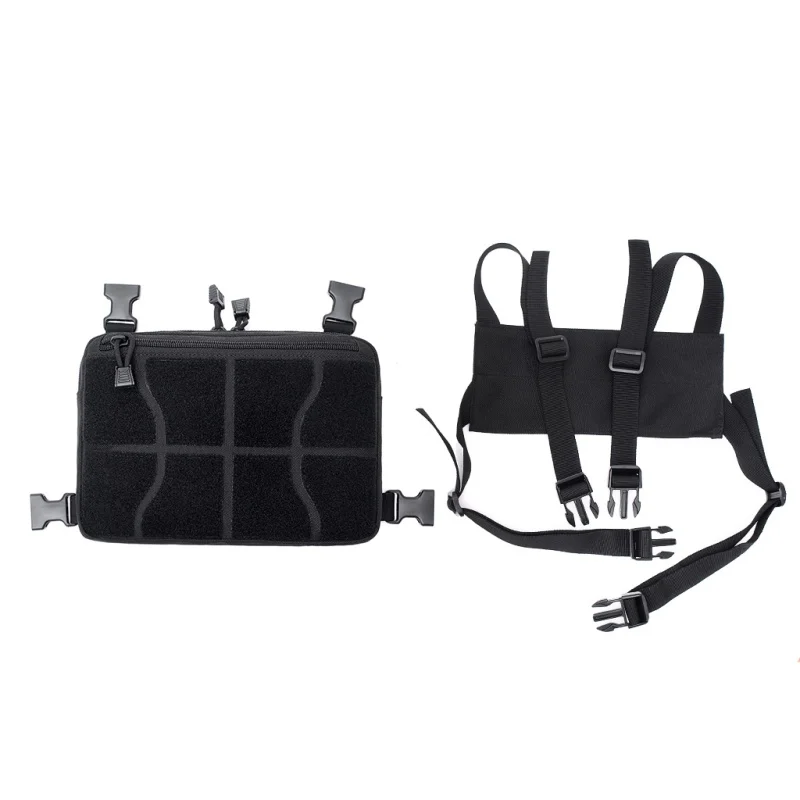 Functional Tactical Chest Bag Military Quick Take Off Portable Tool Bag Training Running Hunting Cell Phone Pockets