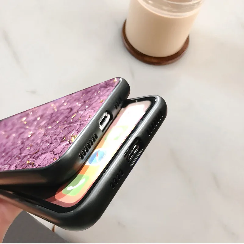 Модный чехол из золотой фольги с блестками для телефона iPhone 13 12 mini 11 Pro MAX XR X XS Max 7 8