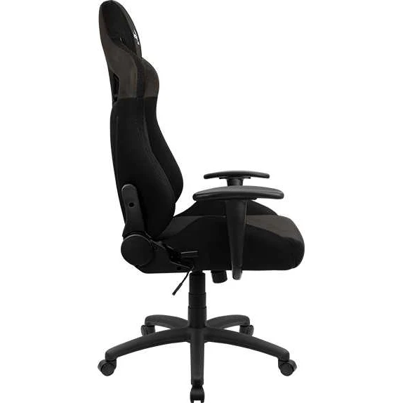 Кресло игровое AEROCOOL Earl AC180 Iron Black на колесиках ткань черный| |