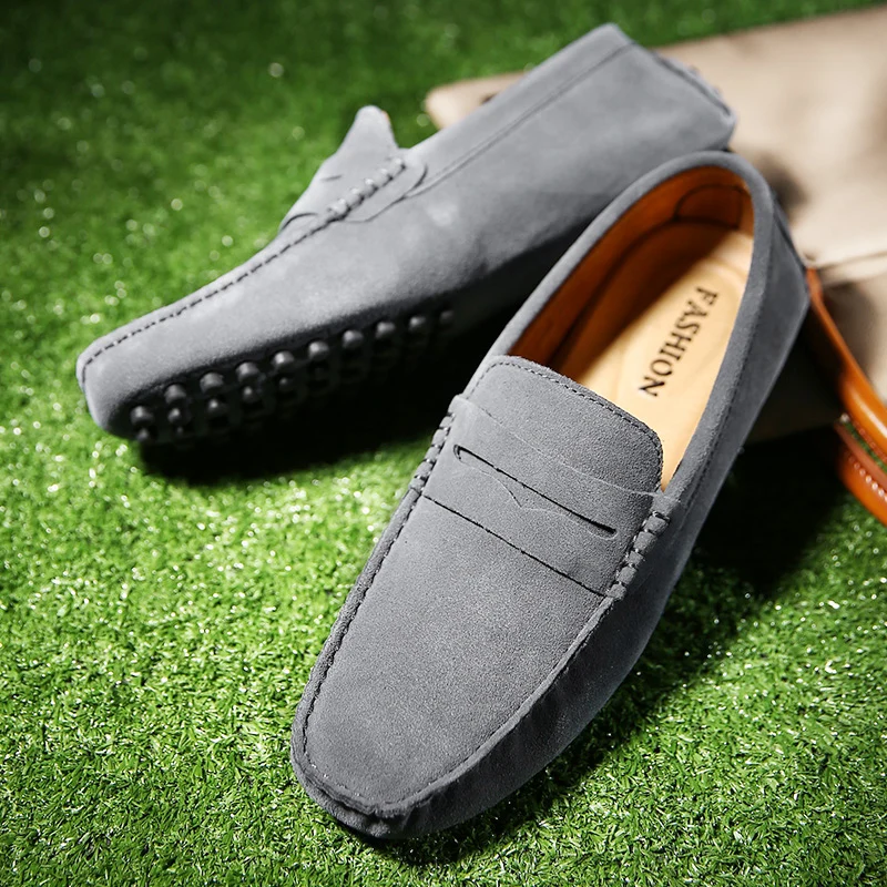 

Coslony men driving shoes moccasins leather casual shoes men classic Fashion Handmade shoes Mens Loafers Slip On Men shoes