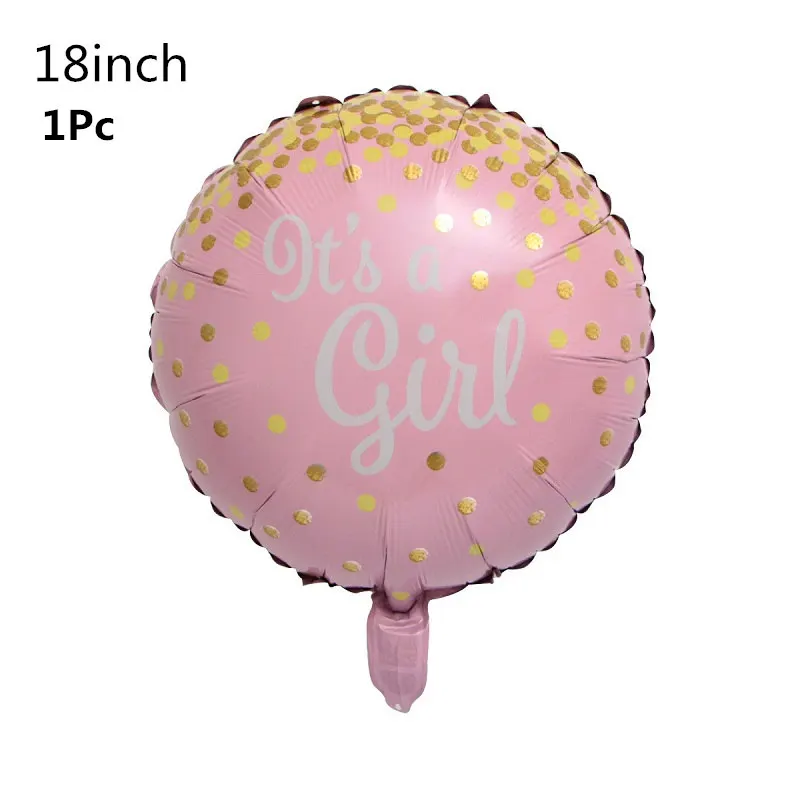 1P round balloon 2 Украшение для детского душа DIY скатерть, бумажная тарелка, чашка, посуда для маленьких мальчиков и девочек, на день рождения, пол, открытые вечерние принадлежности для малышей - Цвет: 1P round balloon 2