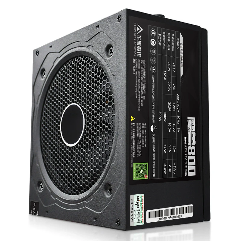 

Desktop Computer Power 500w desktop power supply Supply with Mute Temperature Controlled Fan Practical Computer Compoents