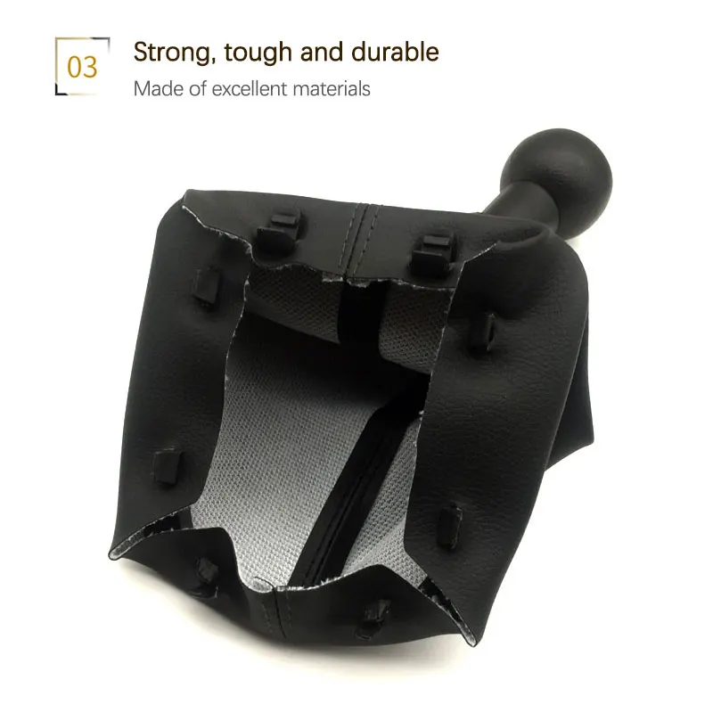 Ручка переключения передач с кожаным чехлом 5 скоростей ручка для Peugeot 106 205 206 306 406