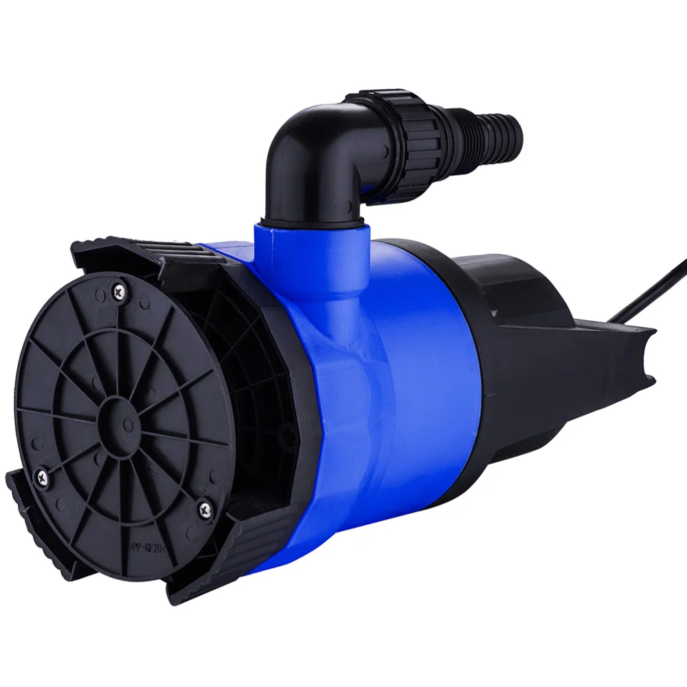 

1PC 400W Electric Submersible Pump Garden Pump Fish Pond Aquarium Tank Waterfall Fountain Pump with Plug (Red)