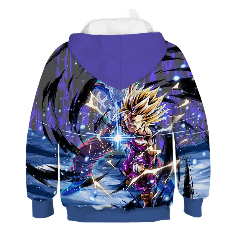 Японское аниме Dragon Ball Z Son Goku детские толстовки с 3D принтом Harajuku детские повседневные толстовки для мальчиков и девочек - Color: NT-220
