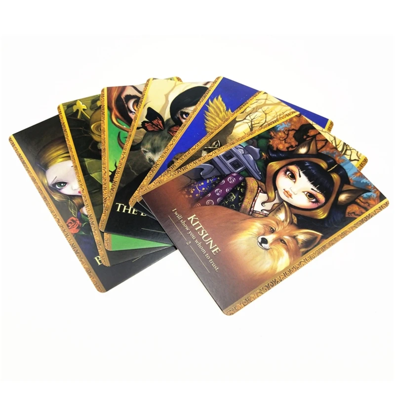 

45 Cards Deck Oracle of the Shapeshifters Full English Divination Game Tarots B36F