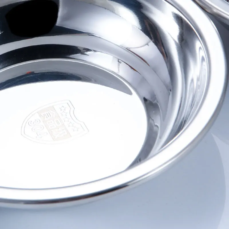 1 шт. 7 Размер Нержавеющая сталь фруктовый салат тарелка посуда контейнер для еды