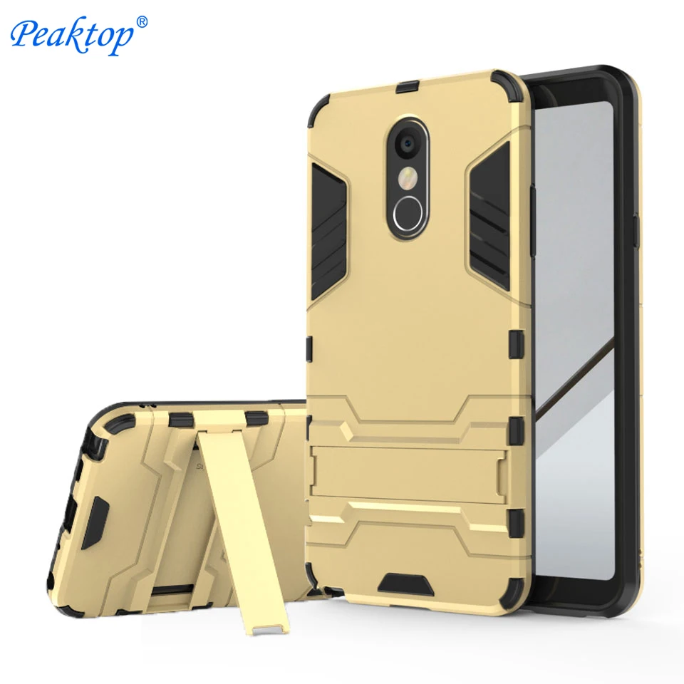 Противоударный силиконовый + пластиковый гибридный Чехол подставка для LG Stylo 4 3 K7