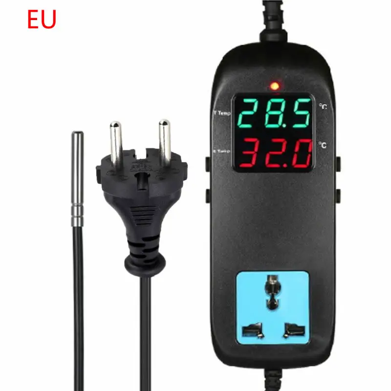 

MH-2000 LED Digital Display Temperature Controller Electronic Thermostat Thermocouple Large Thermostat Intelligent