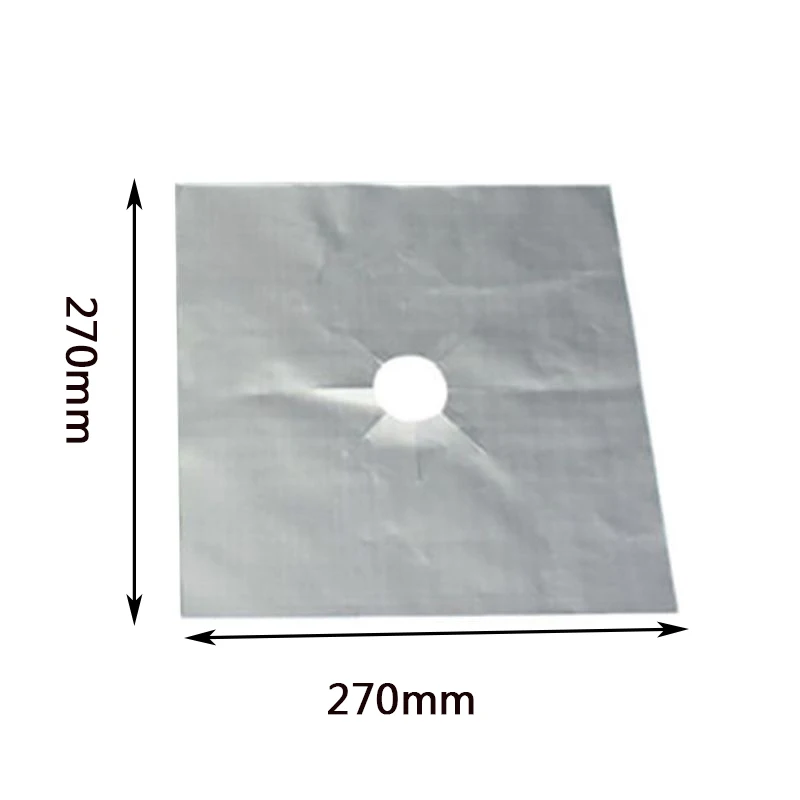4 шт многоразовая алюминиевая фольга газовая плита горелка защитный