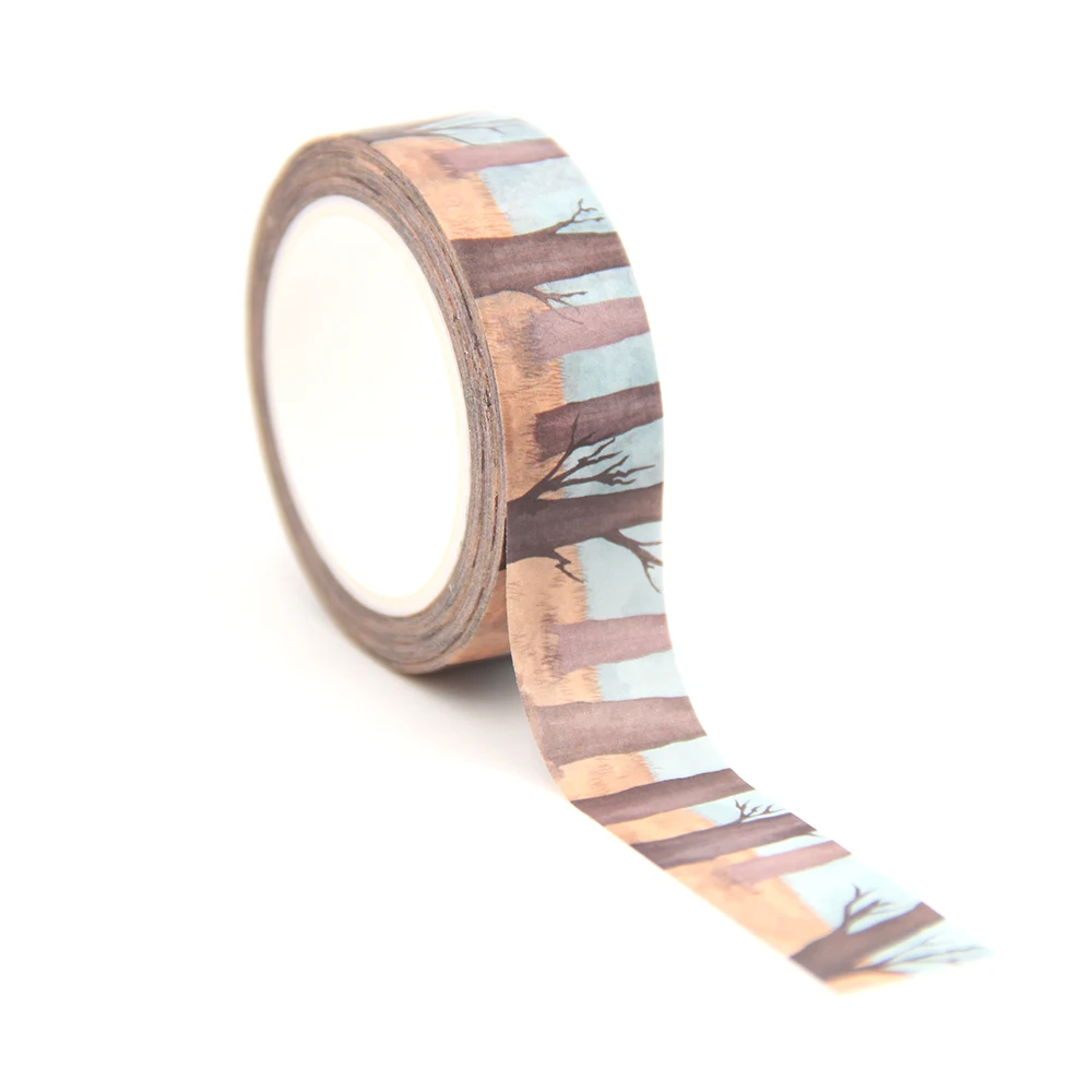 

1PC/lot 15MM*10M The NINETEEN Solar Terms Trees washi tape Masking Tapes Decorative Stickers DIY Stationery School Supplies