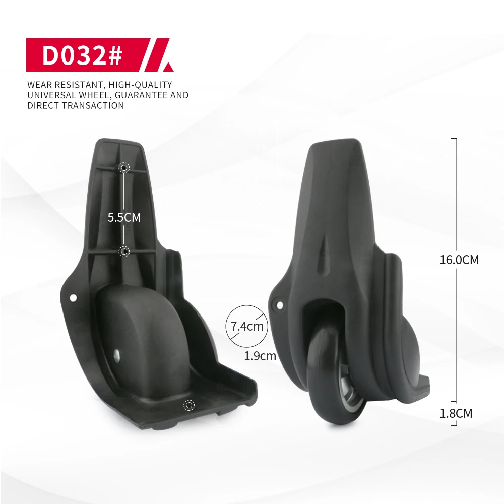 DiLong D032 Suitcase instead trolley luggage wheel accessories pulley wheels repair flexible suitcase mute casters