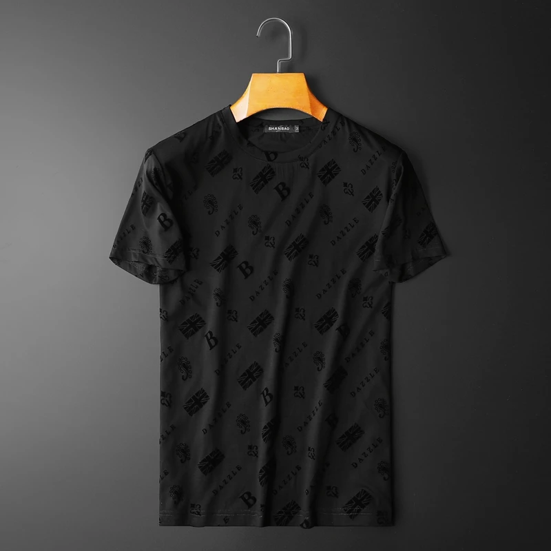 

Excellent Quality Men's T-Shirts Flocking Mercerized Cotton Designer UK Flag Pattern Tee Shirt Short Sleeve Summer Clothing 2062