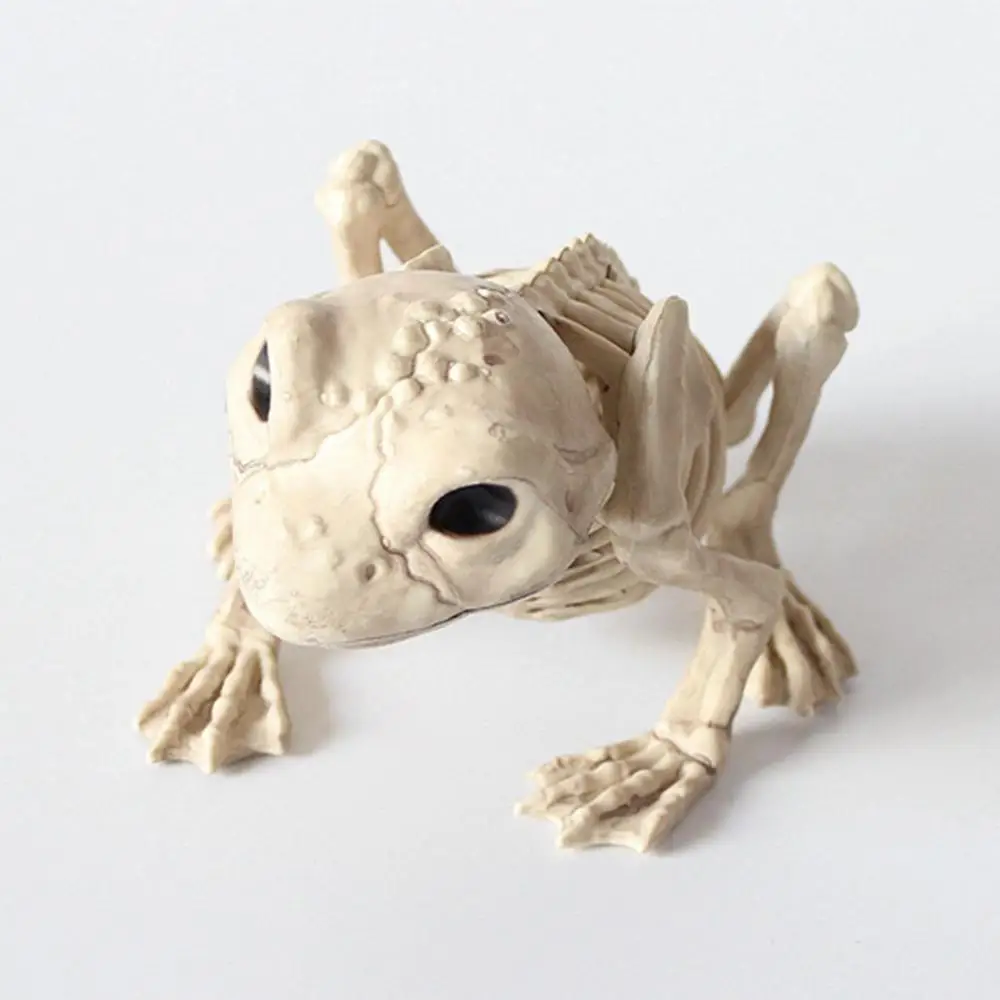 Пластиковые животные Скелет змеиная лягушка геккон скелет кости для Хэллоуина вечерние украшения дома