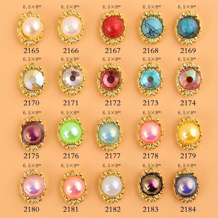 10 шт. новинка Стразы для ногтей из кристалла AB сплав украшения сделай сам