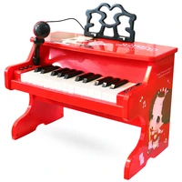mini piano music piano toy gift music education kids microphone with stand piano infantil intrumental toys for children bb50yq