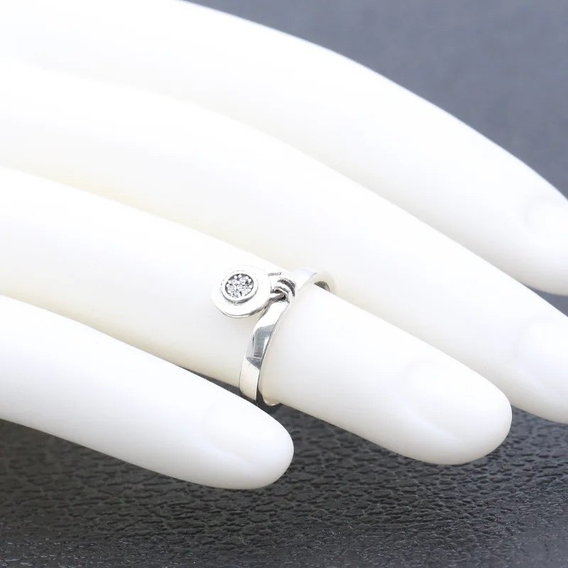 

High Quality 925 Sterling Silver Ring Branded Padlock Pan Ring For Women Wedding Birthday Party Gift Fashion Jewelry