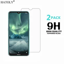 2PCS Tempered Glass for Nokia 7.2 Ultra-thin Screen Protector for Nokia 7.2 HD Toughened Protective Film Nokia 7.2 Glass HATOLY