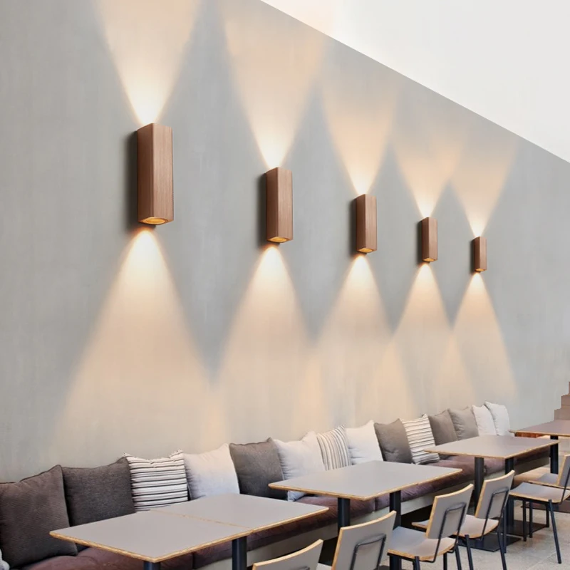 Настенный светодиодный светильник Cube COB для помещений современное домашнее