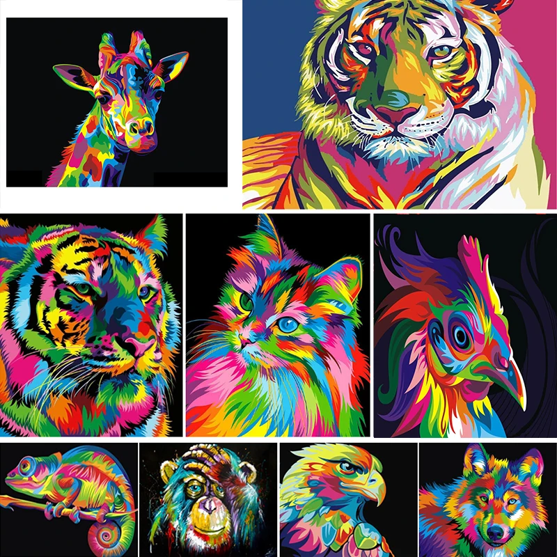 

DIY Diamond Painting Animals Cat Dog Cross Stitch Kit Full Drill Embroidery Rhinestones Decor Gift of Round Drill Mosaic Art Pic