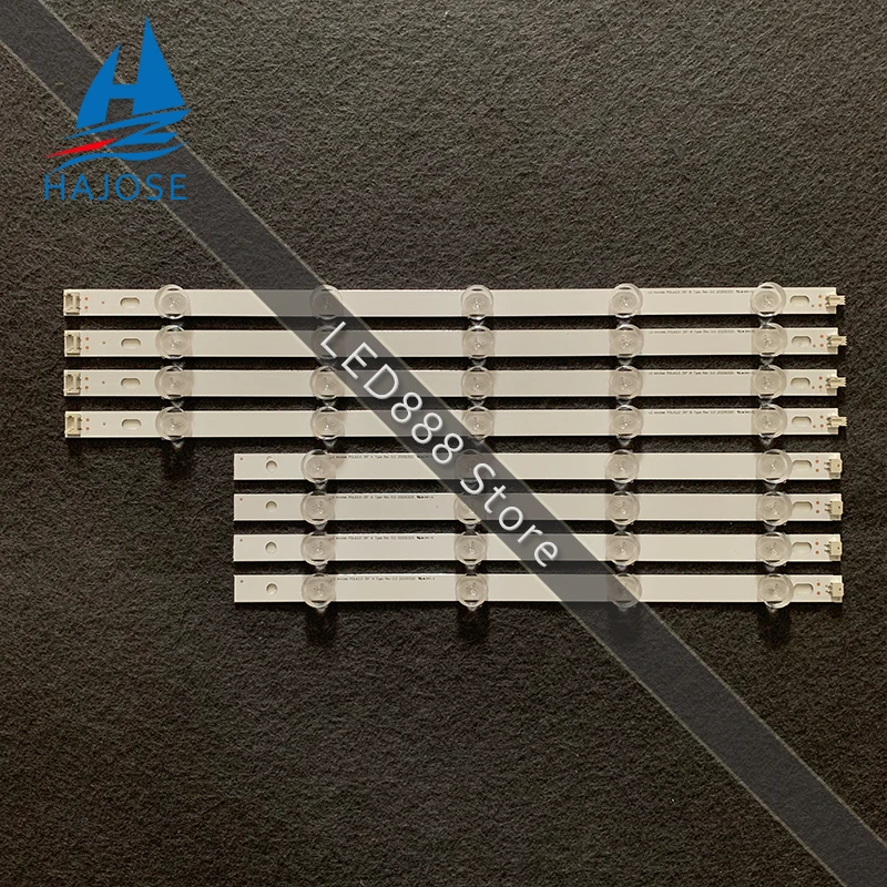 Новые 8 шт./компл. Светодиодная лента подсветка бары Замена для LG 39LN540V 39LN570V innotek