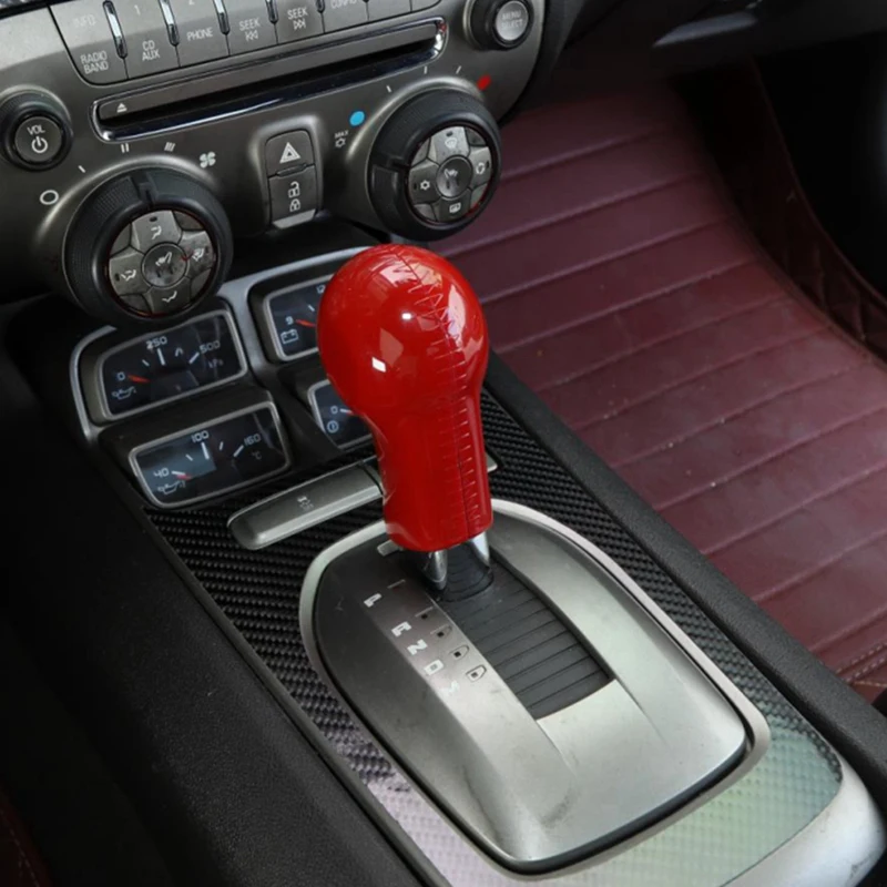 Red ABS Gear Shift Knob Head Decorative Cover Fit for Chevrolet Camaro 2010-2015 | Автомобили и мотоциклы