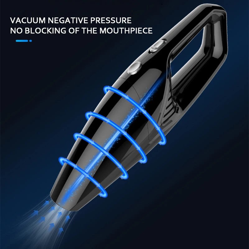 

120W High Power Portable Wet Dry Vacuum Cleaner Black Household Car Vacuum Cleaner Car Vacuum Cleaner