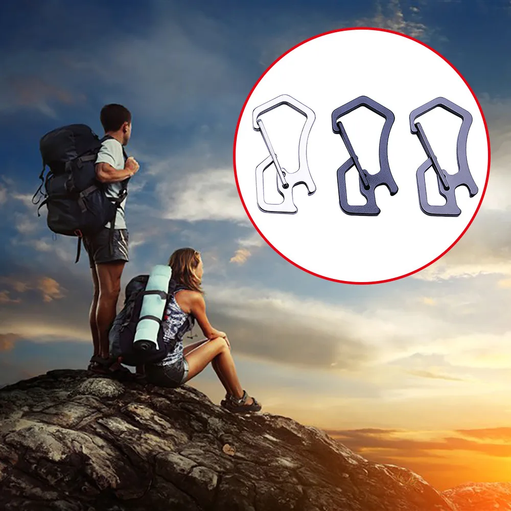 Профессиональный карабин из нержавеющей стали Пряжка для скалолазания