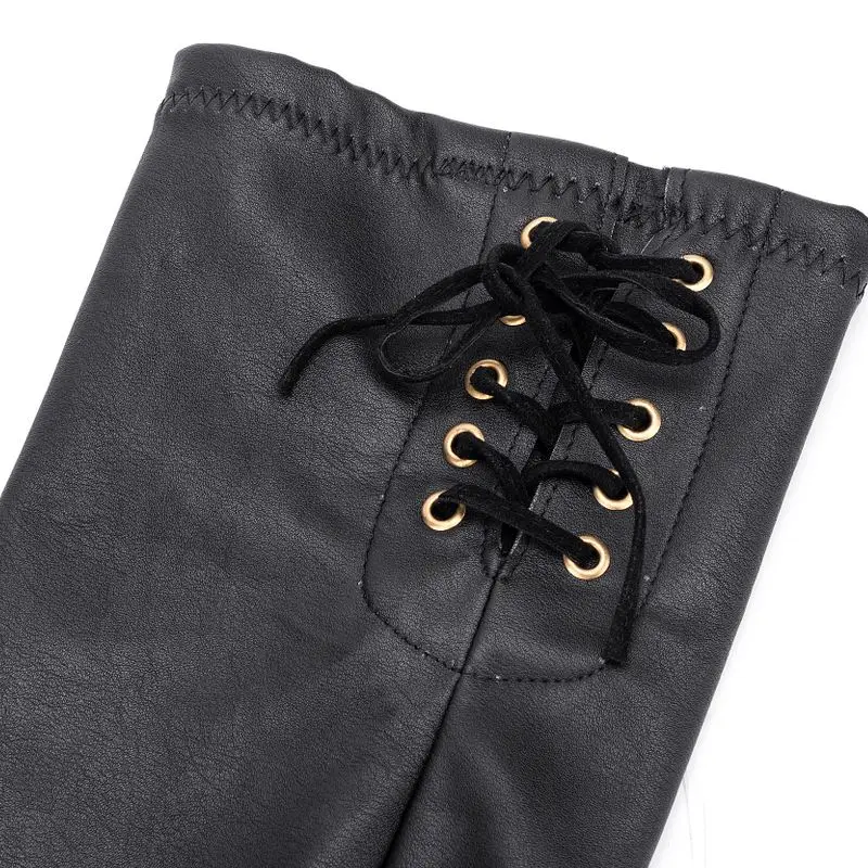 Женские ботфорты на шнуровке FITWEE теплые зимние сапоги платформе и высоком