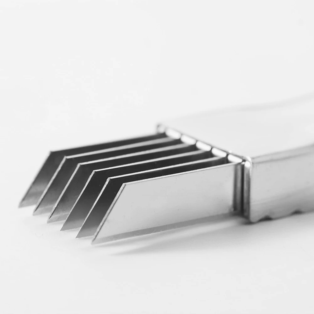 

Stainless Steel Kitchen Shred Silk Knife Vegetable Garlic Cutter Food Speedy Chopper Safe Aid Holder Kitchen Tool Kitchen Gadget