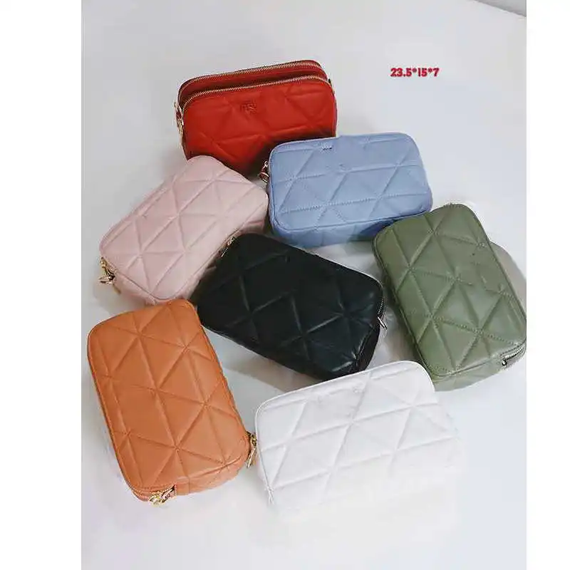 

Luxury brand 2020 new Puda embroidery thread handbag classic one-shoulder diagonal multicolor handbag