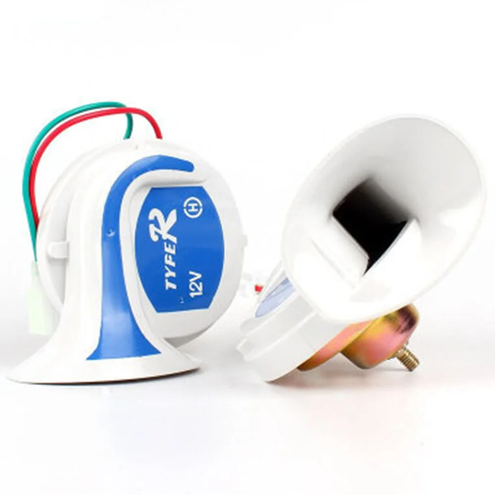 2 шт. в форме улитки рог авто динамик тон Сирена Рога 150 дБ Высокое качество