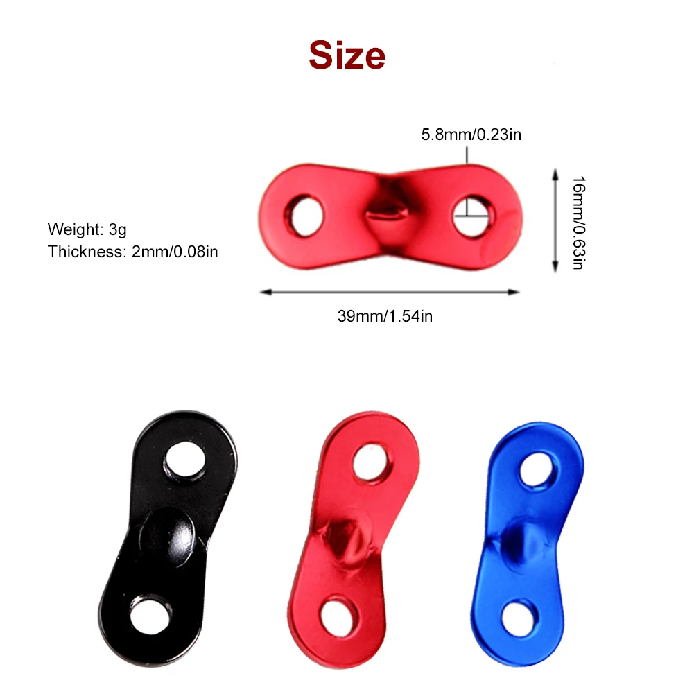 

10pcs/set Outdoor Camping Tent Parachute Cord Rope Buckle Aluminum Alloy Cord Buckle Tensioners Fastener Travel Kit Tools
